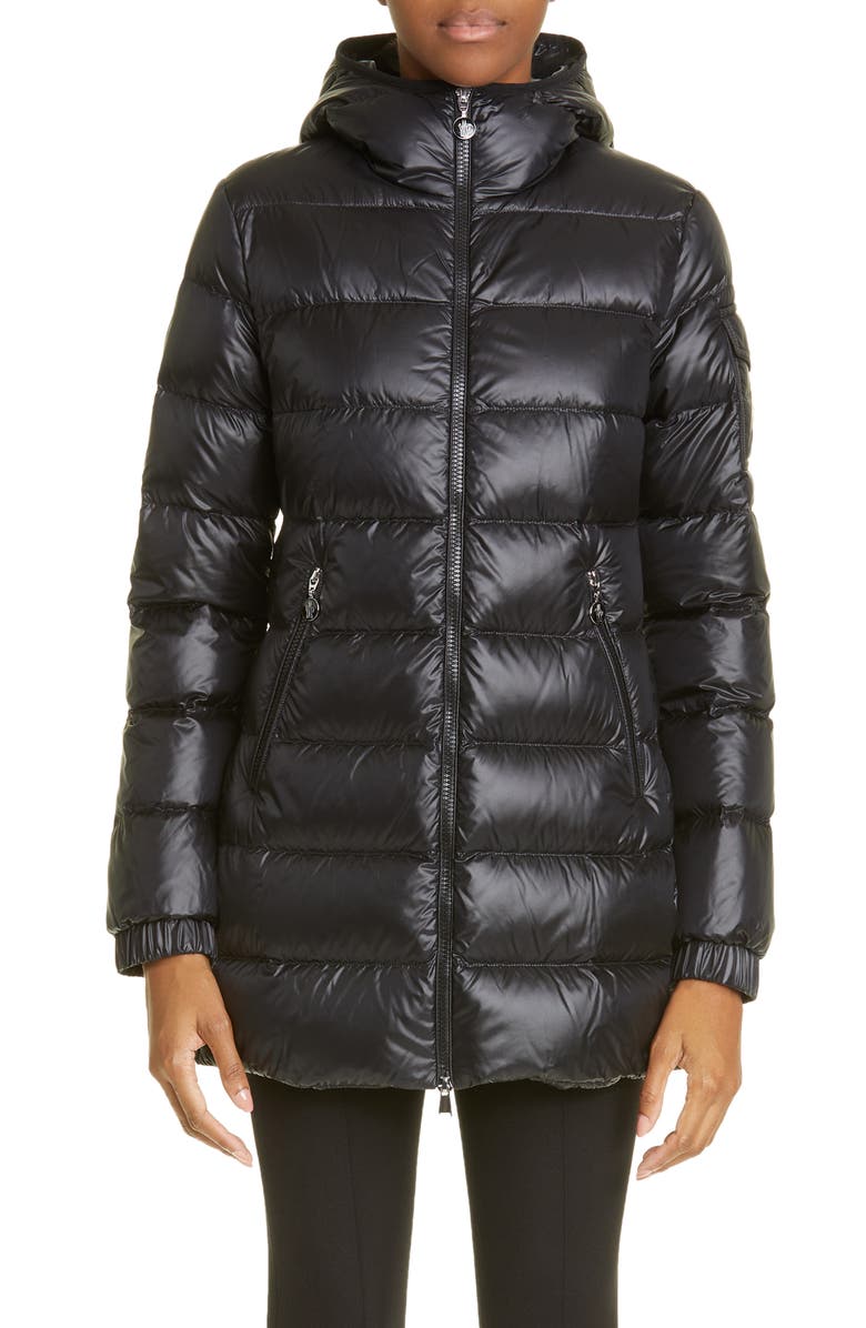 Moncler Glements Down Parka, Main, color, Black