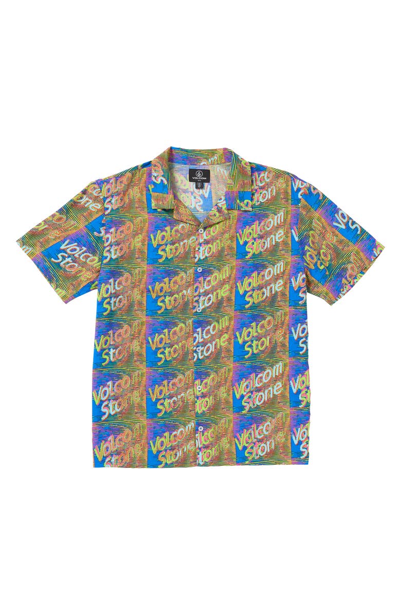 Volcom x Fergus Purcell Fergadelic Camp Shirt, Alternate, color,