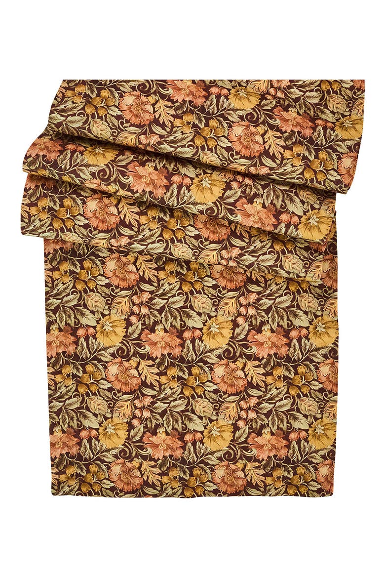 Willa Cotton Table Runner, Main, color, AMBER