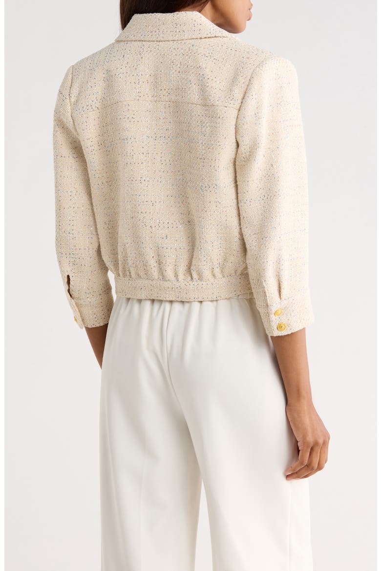 Jia Sequin Embellished Tweed Crop Jacket, Alternate, color, ECRU MULTI COLOR SEQUIN TWEED
