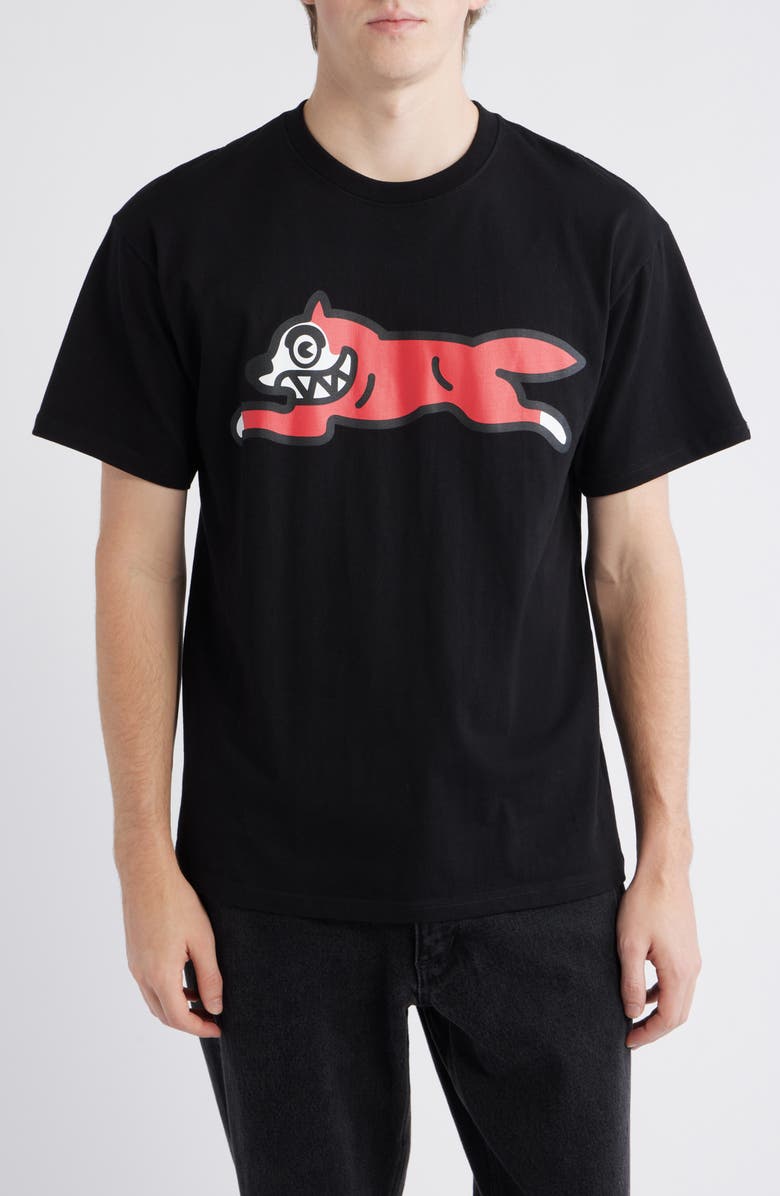 ICECREAM Running Dog Cotton T-Shirt, Main, color, Black