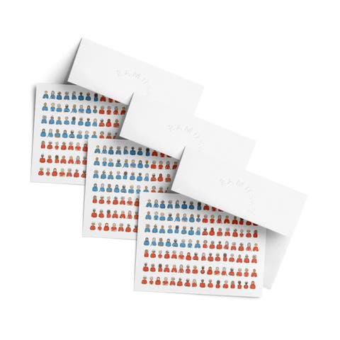 Flag Greeting Card Pack (3ct) "USA People Flag"