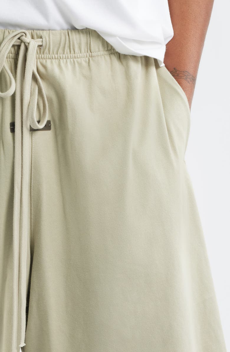 Fear of God Essentials Jersey Basketball Sweat Shorts, Alternate, color, Abbey Stone