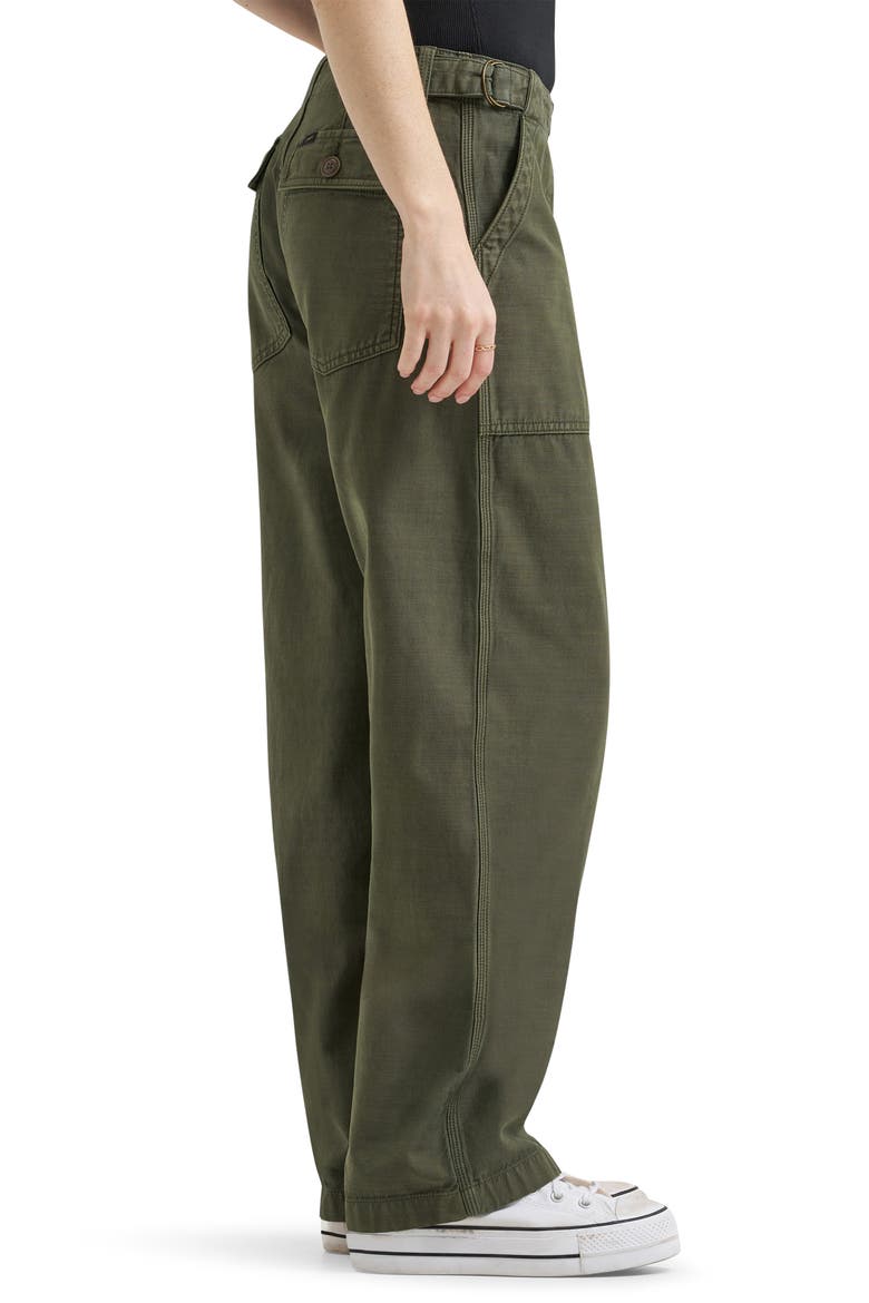 Loose Fit Utility Pants, Alternate, color, OAK MOSS