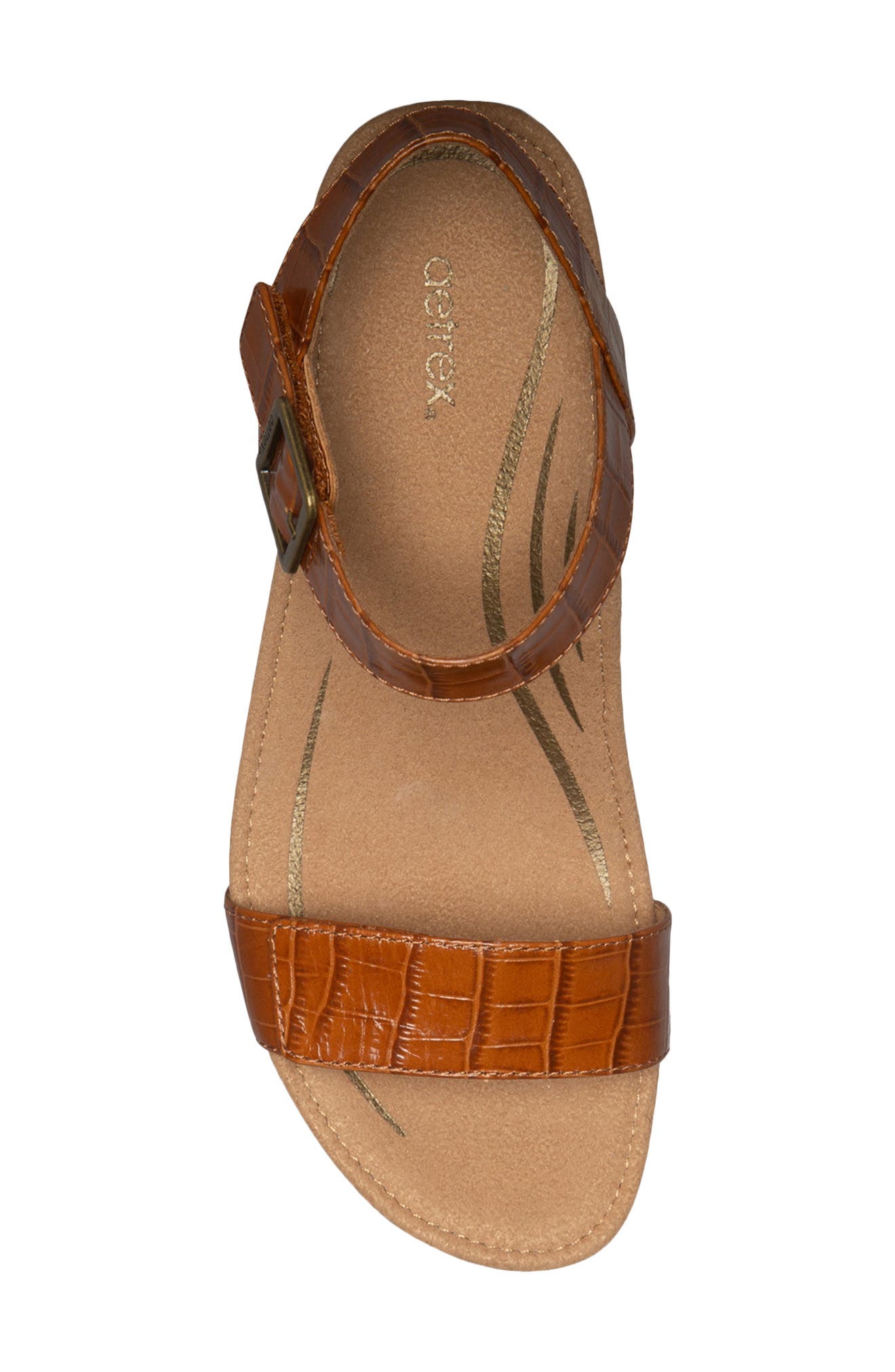 Sydney Wedge Espadrille Sandal, Alternate, color, LEATHER