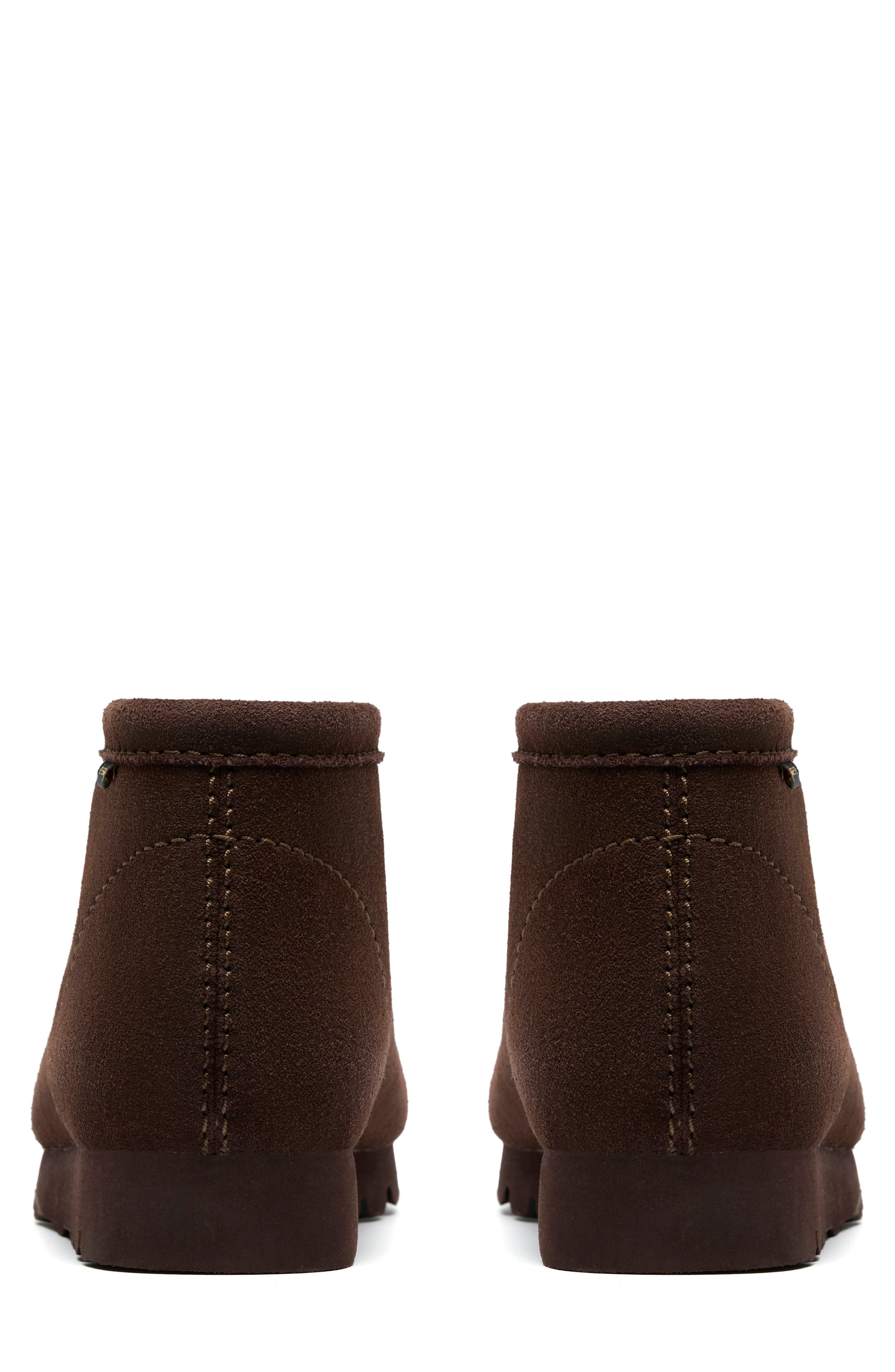 Clarks<sup>®</sup> Originals Wallabee Gore-Tex<sup>®</sup> Waterproof Shoe, Alternate, color, Dark Brown Suede
