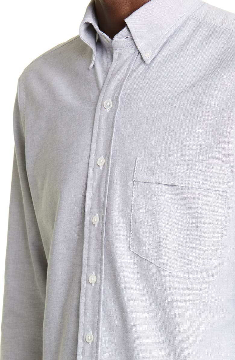Drake's Oxford Cotton Button-Down Shirt, Alternate, color, 