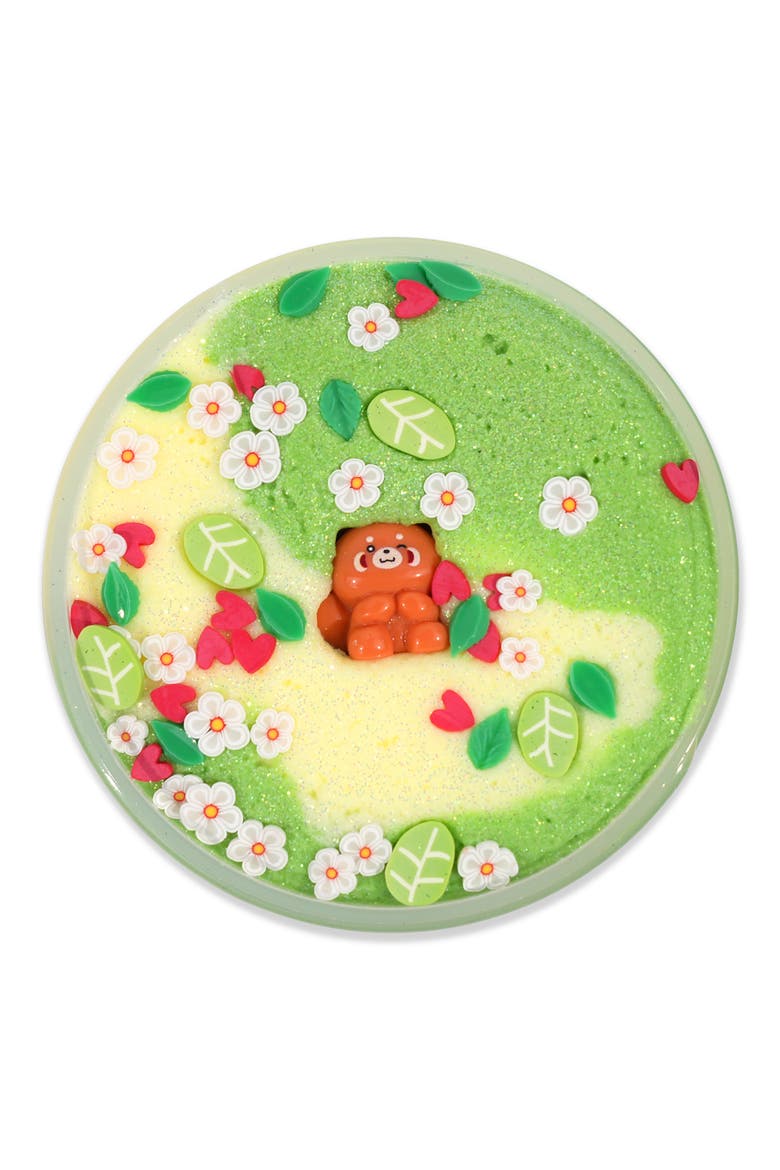 Kids' Red Panda Forest Cloud Dough Slime, Alternate, color, GREEN