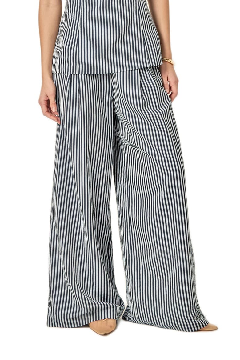 Stripe Wide Leg Pants, Main, color, BLUE MULTI COMBO