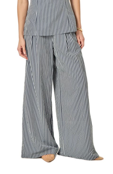 Stripe Wide Leg Pants