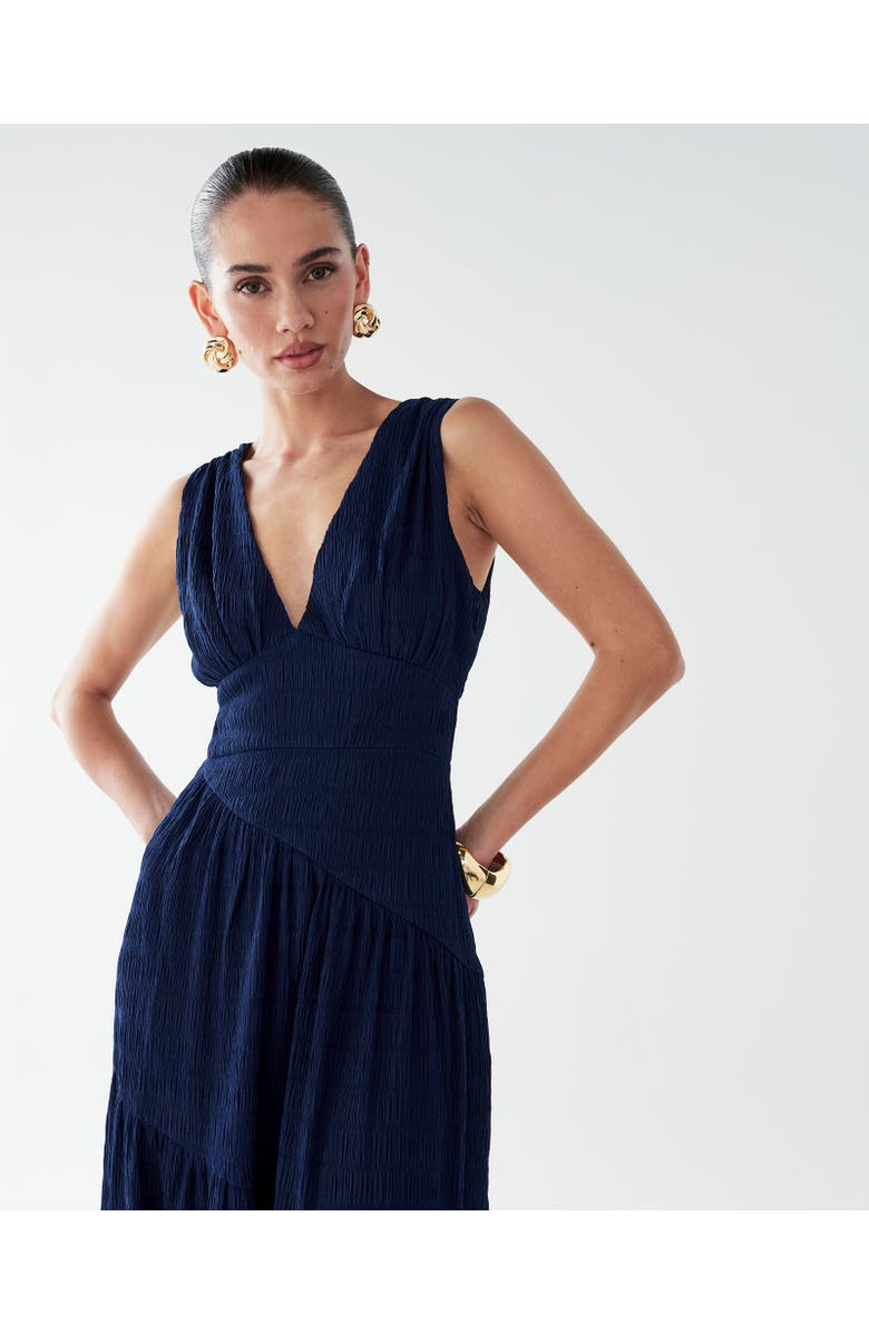 BWLDR Laney Maxi Dress, Alternate, color, Navy Blue