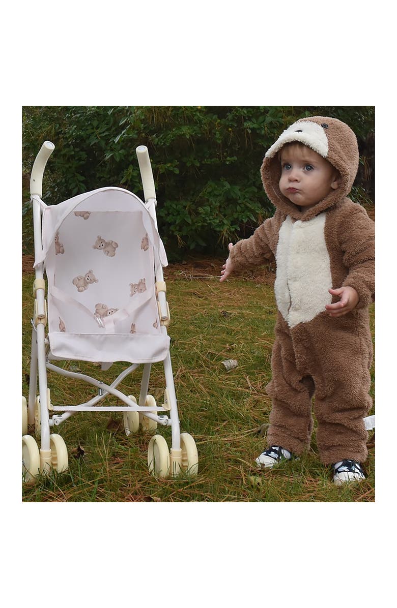 Roma Prams Teddy Doll Extra Large Umbrella Buggy, Folding Push Stroller, Ages 3+, Alternate, color, Multicolored