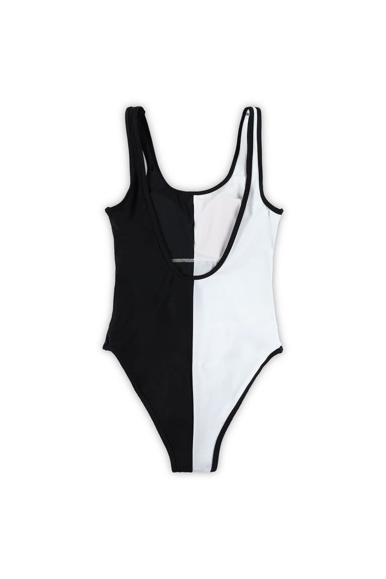 Women's G-III 4Her by Carl Banks Black/White Kansas City Chiefs Last Stand One-Piece Swimsuit, Alternate, color, Black