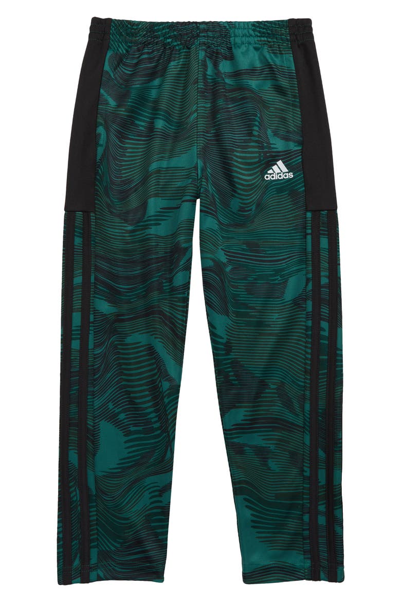 Kids' Warped Camo Track Pants, Main, color, GREEN