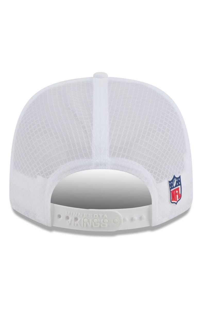 New Era Men's New Era White Minnesota Vikings 2025 Sideline  9SEVENTY Trucker Adjustable Hat, Alternate, color, White