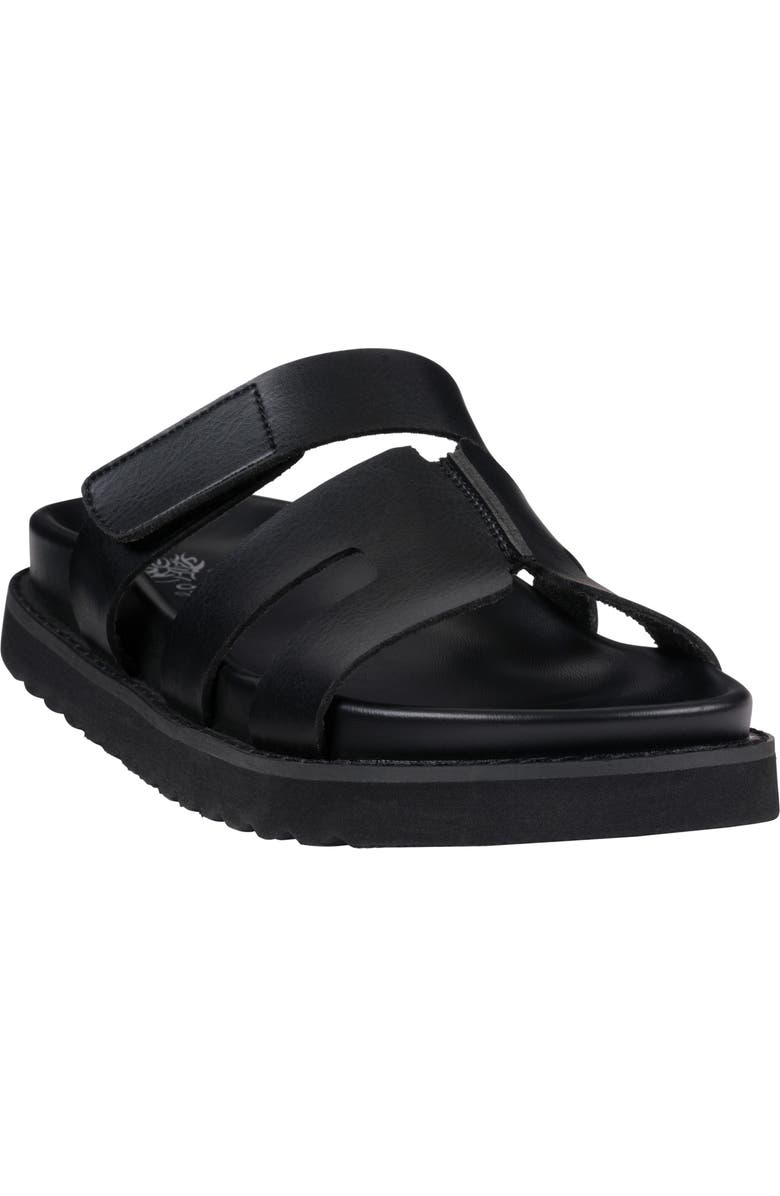 GOOD CHOICE NEW YORK Emery Cutout Sandal, Main, color, Black