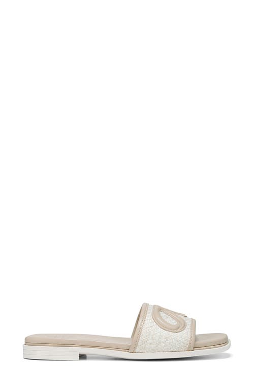 Naturalizer Genevieve Slide Sandal In Eggshell/coastal Tan