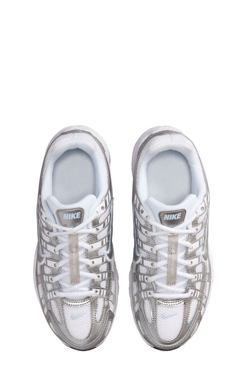 Nike P-6000 Sneaker In Silver