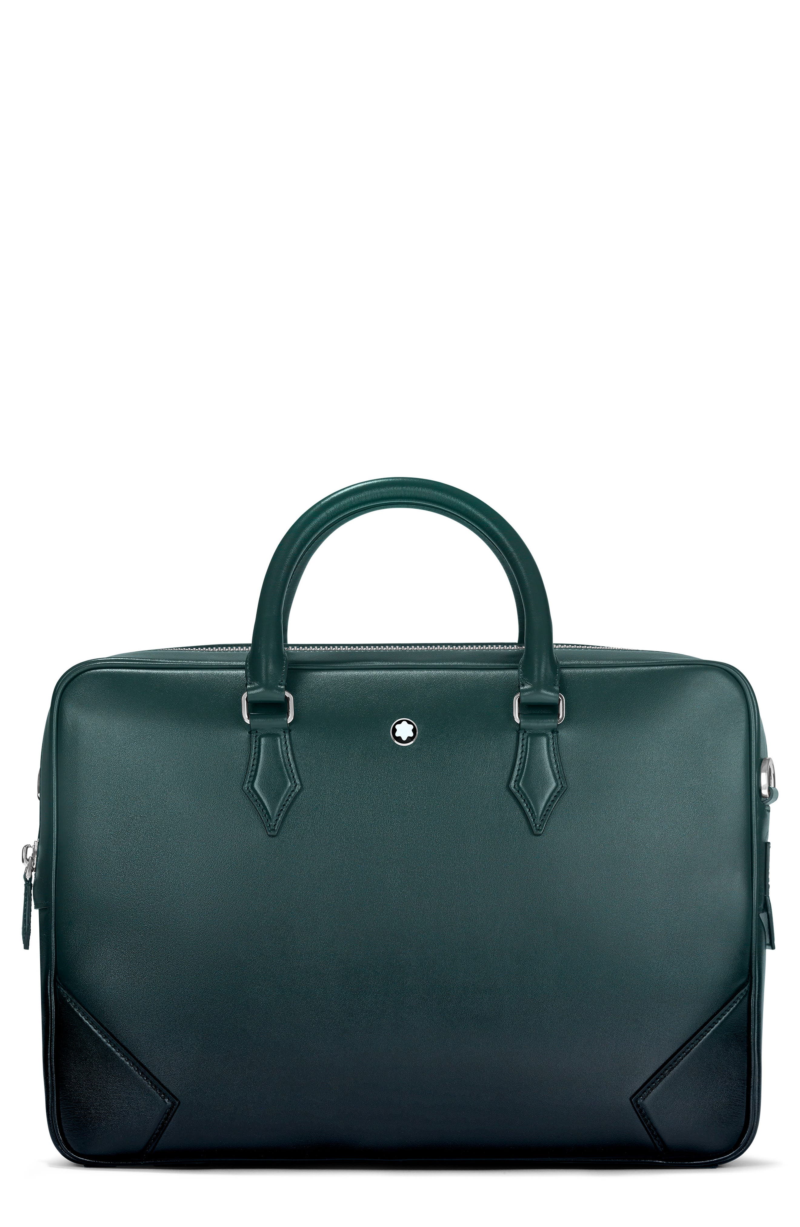 Montblanc Meisterstück Leather Briefcase, Main, color, 