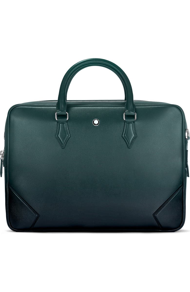 Montblanc Meisterstück Leather Briefcase, Main, color,