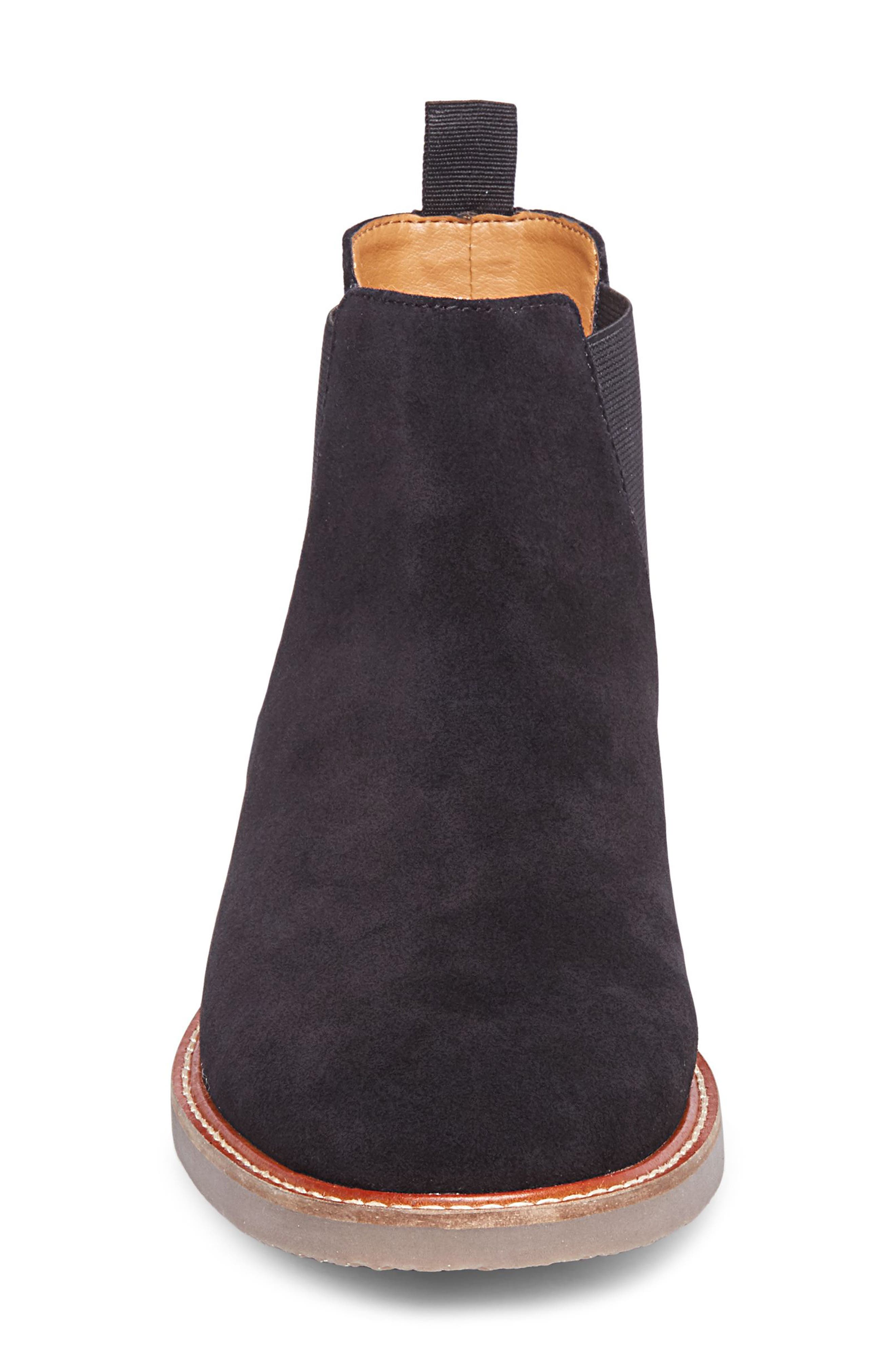 Steve Madden MADDEN Highline Chelsea Boot, Alternate, color, Black Suede