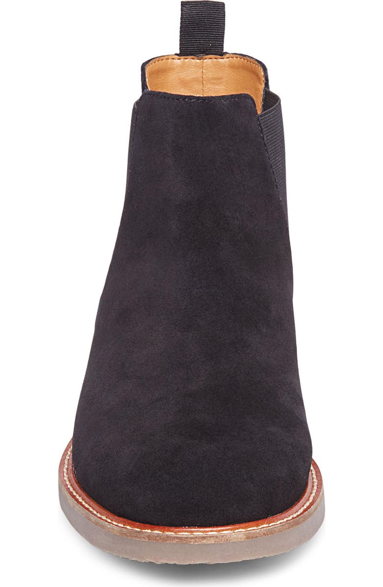 Steve Madden MADDEN Highline Chelsea Boot, Alternate, color, Black Suede