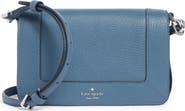 Kate Spade New York lena pebbled leather mini flap crossbody bag