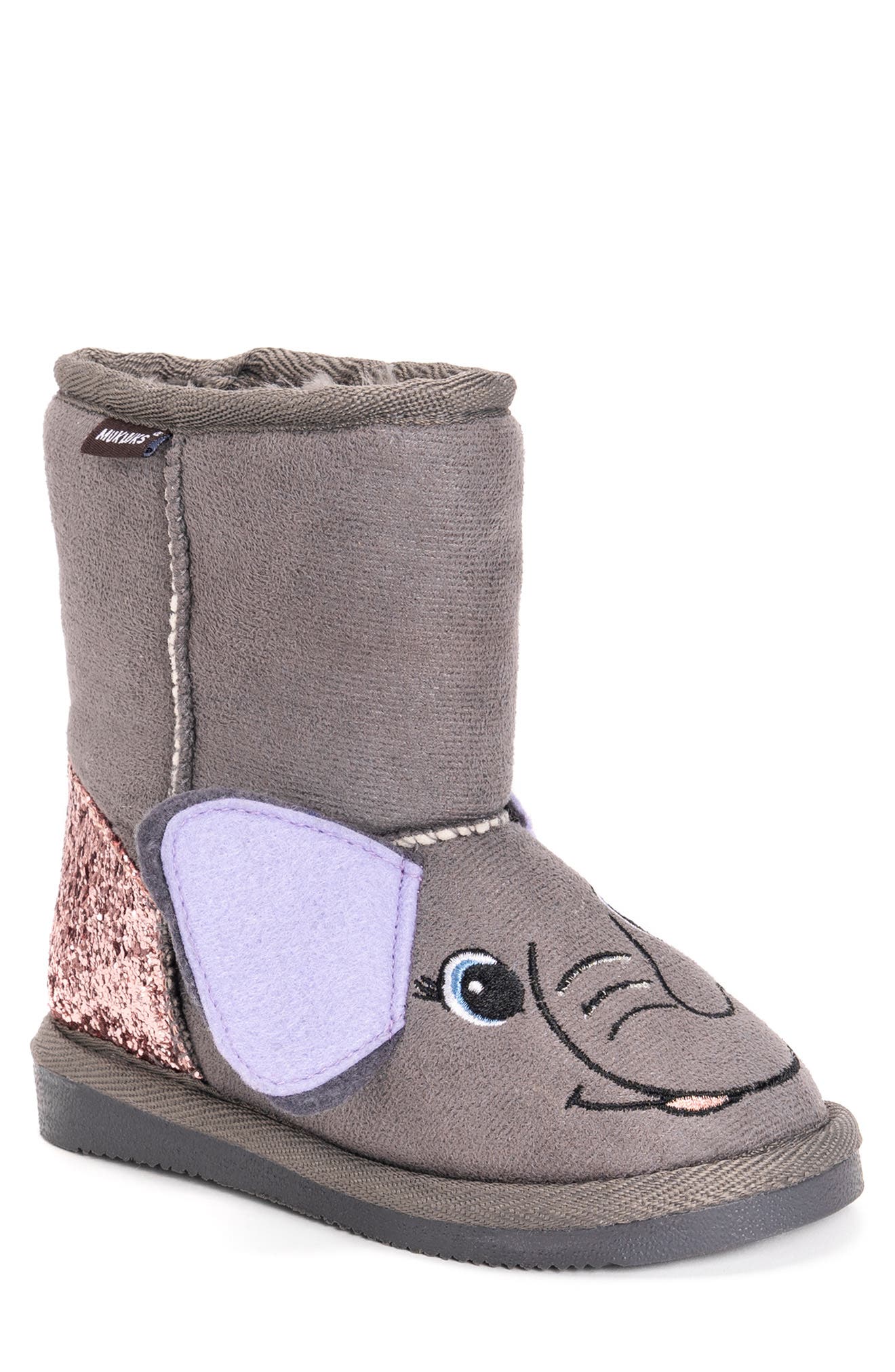 MUK LUKS Jude Faux Fur Boots, Main, color, 