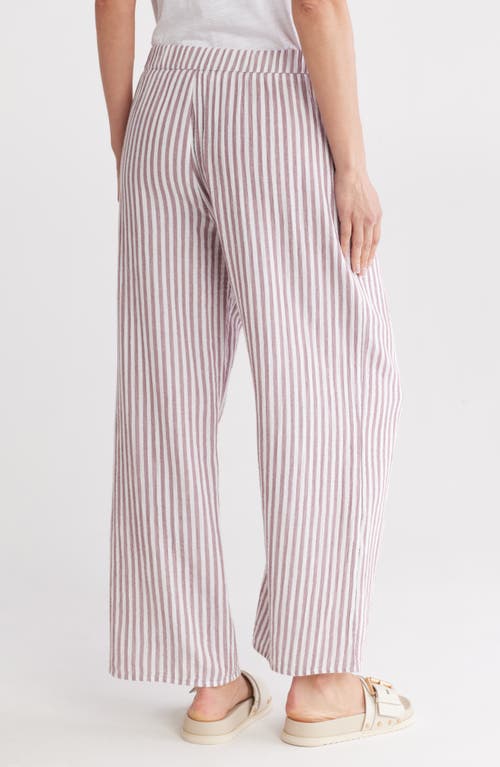 CASLON CASLON® STRIPE WIDE LEG PULL-ON PANTS