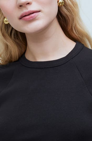 メイドウェル Madewell Raglan-Sleeve Baby Tee レディース シャツ トップス Shaded Pink Women's Madewell Raglan-Sleeve Baby Tee | Zappos.com