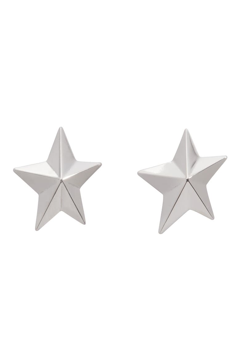 Angela Cummings Sterling Silver Star Stud Earrings, Main, color, STERLING SILVER
