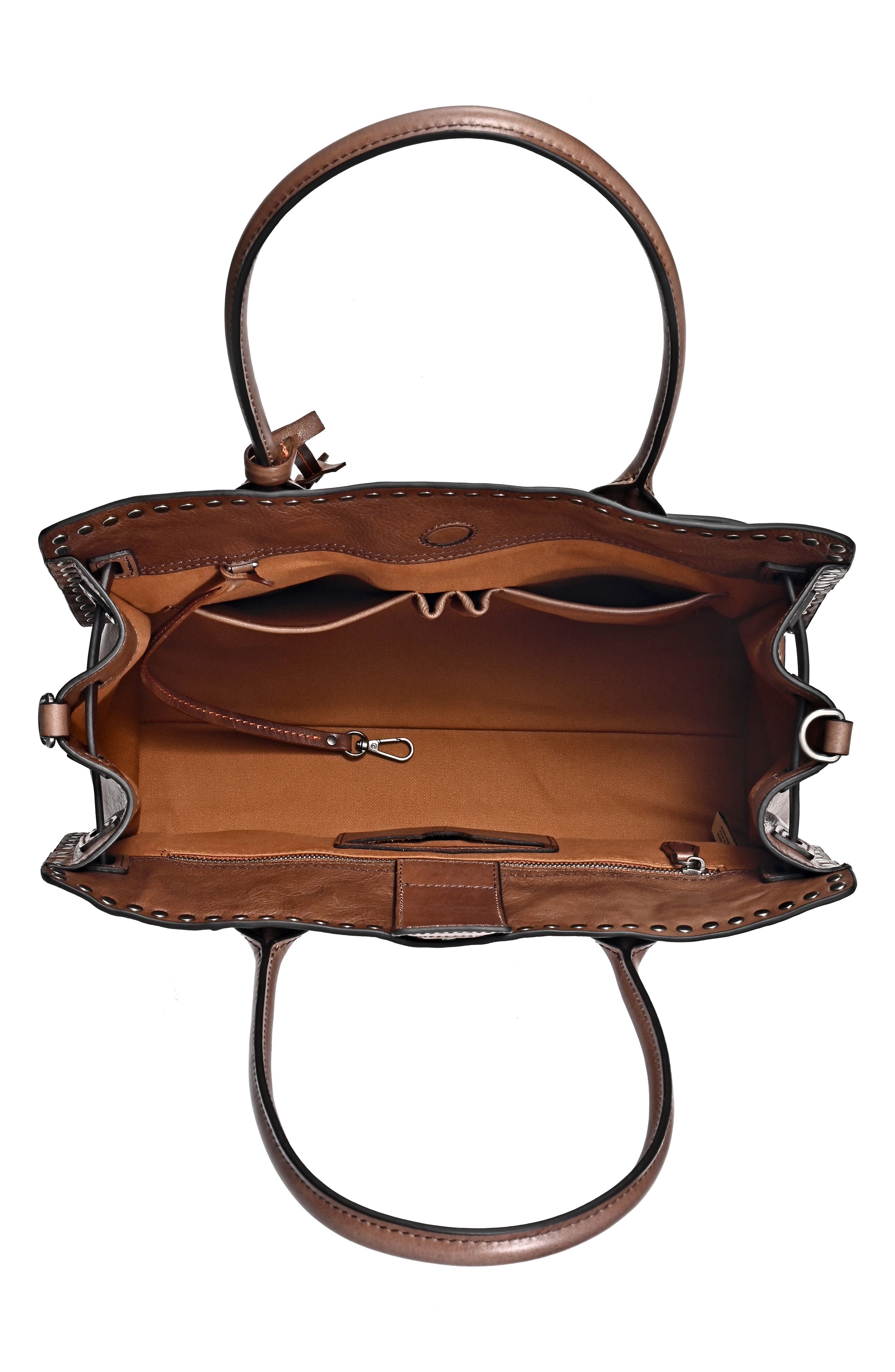 Westland Leather Satchel Bag, Alternate, color, STONE