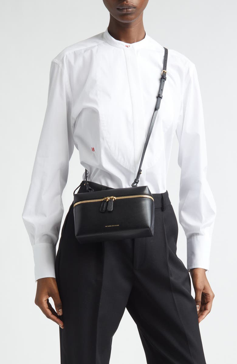 Victoria Beckham Vanity Case Crossbody Bag, Alternate, color, Black