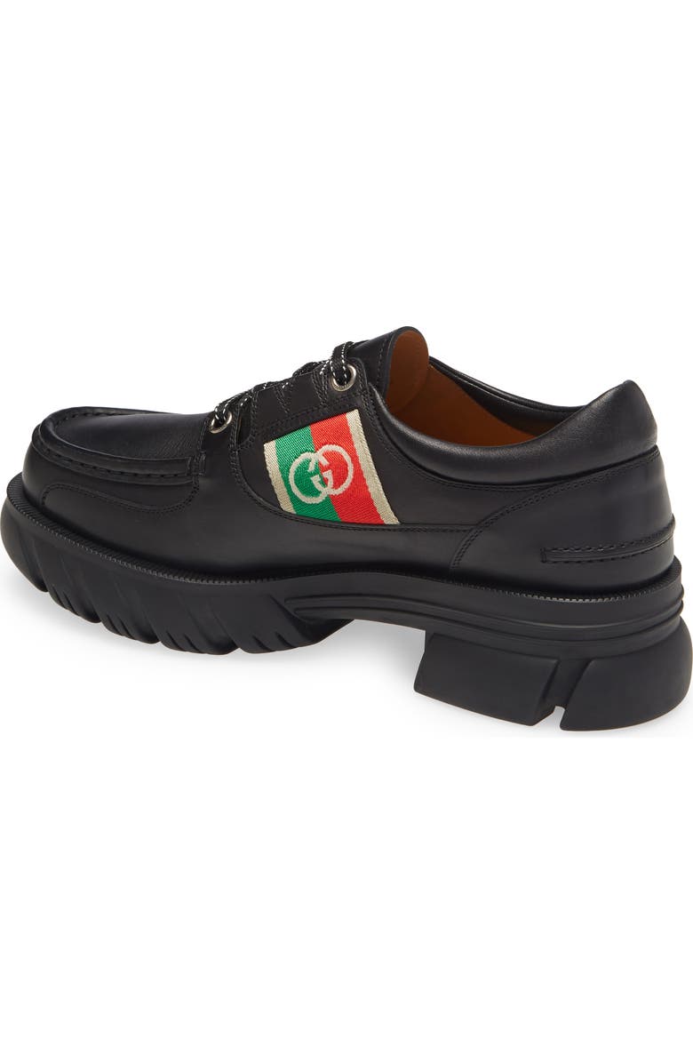 Gucci Romance Logo Derby, Alternate, color,