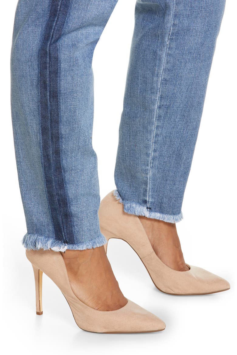 Shadow Stripe High Waist Skinny Jeans, Alternate, color, SHADOW