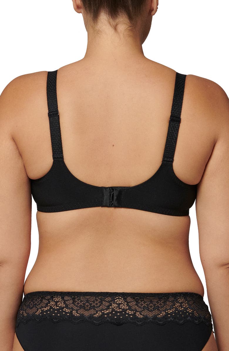 Simone Perele Caresse Underwire Full Cup Bra, Alternate, color, Black