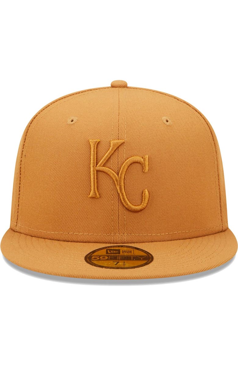 New Era Men's New Era Brown Kansas City Royals Color Pack 59FIFTY Fitted Hat, Alternate, color, 