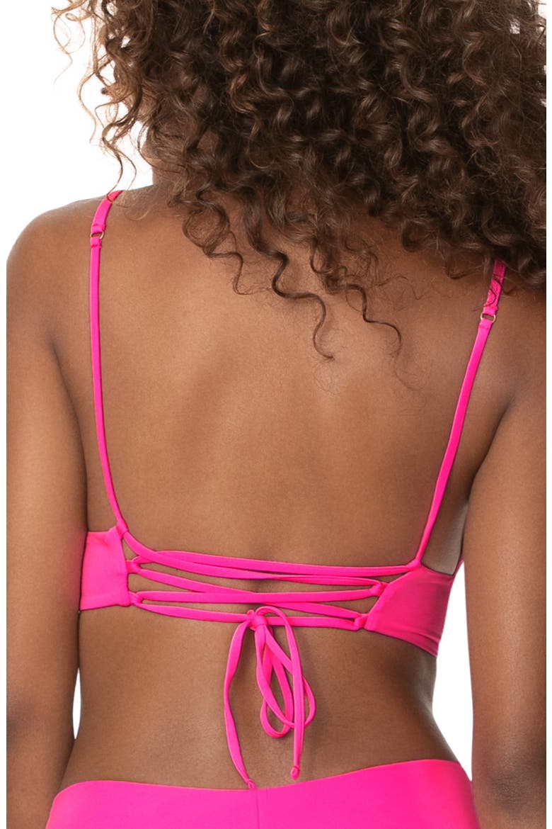 Parade Reversible V-Wire Bikini Top, Alternate, color, PINK