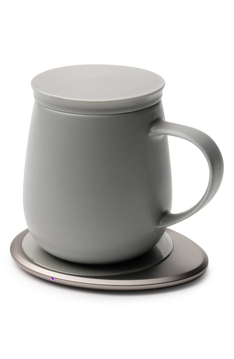 OHOM Ui 3 Mug & Warmer Set, Alternate, color, Soft Gray