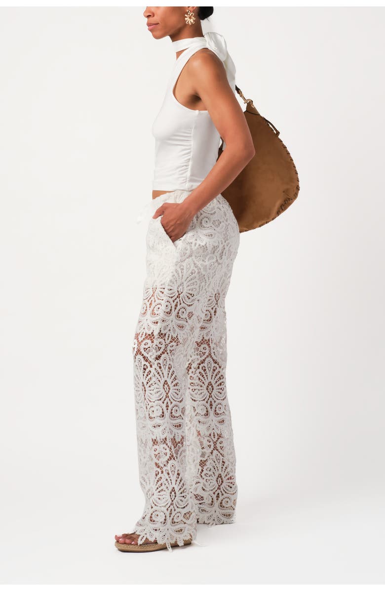 Calypso St. Barth Brie Pants, Alternate, color, White