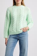 CITY BLUES Cable Knit Sweater
