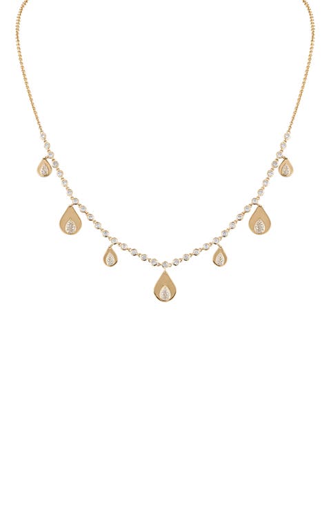 Tears of Joy Pavé Diamond Necklace