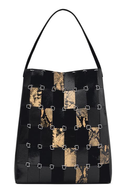 Patchwork Leather Shoulder Bag