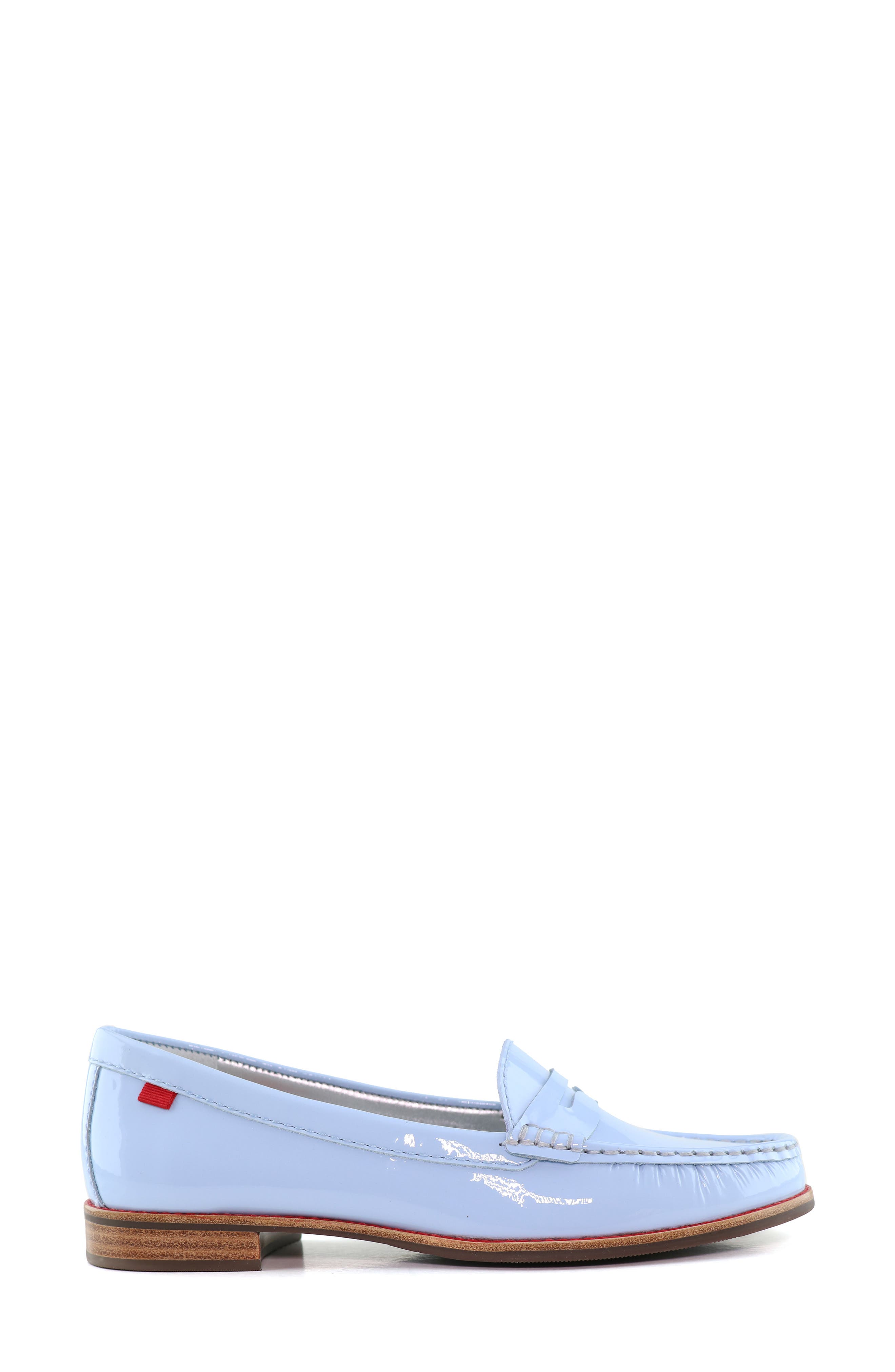 East Village Flat, Alternate, color, BABY BLUE SOFT PATENT