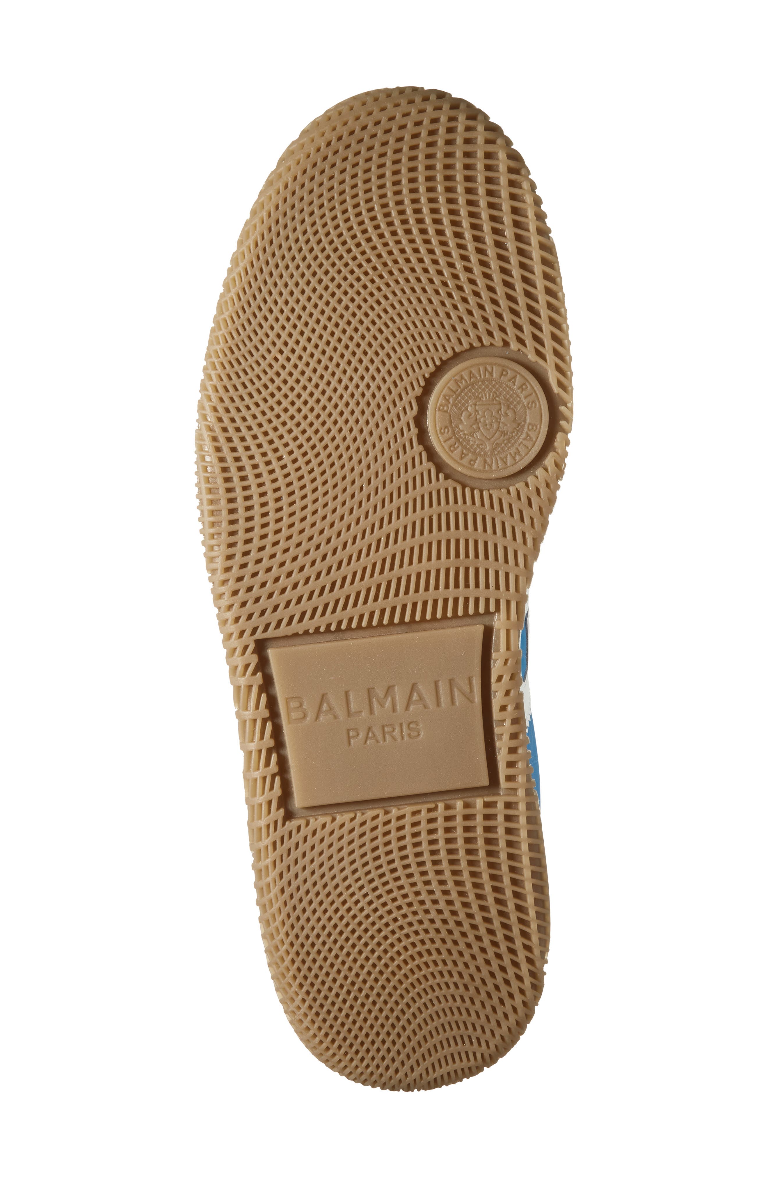 Balmain Swan Low Top Sneaker, Alternate, color, 