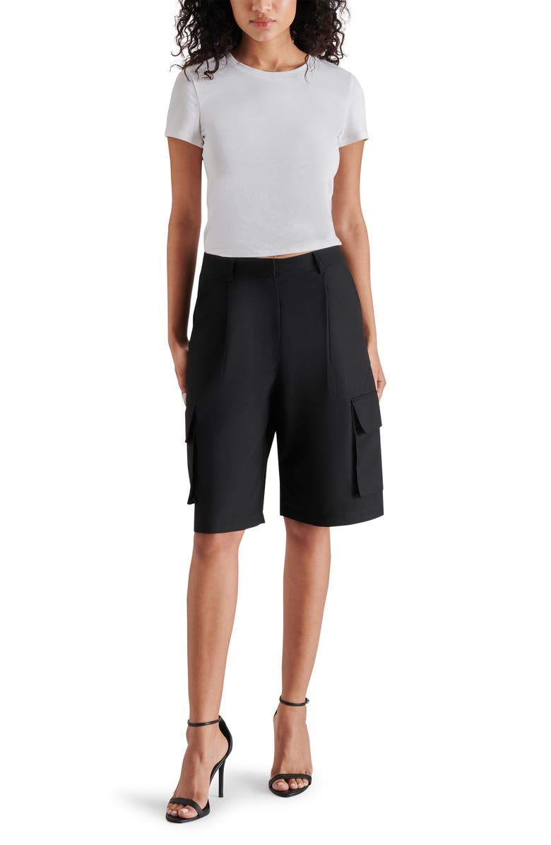 Steve Madden Imara Bermuda Cargo Shorts, Alternate, color,