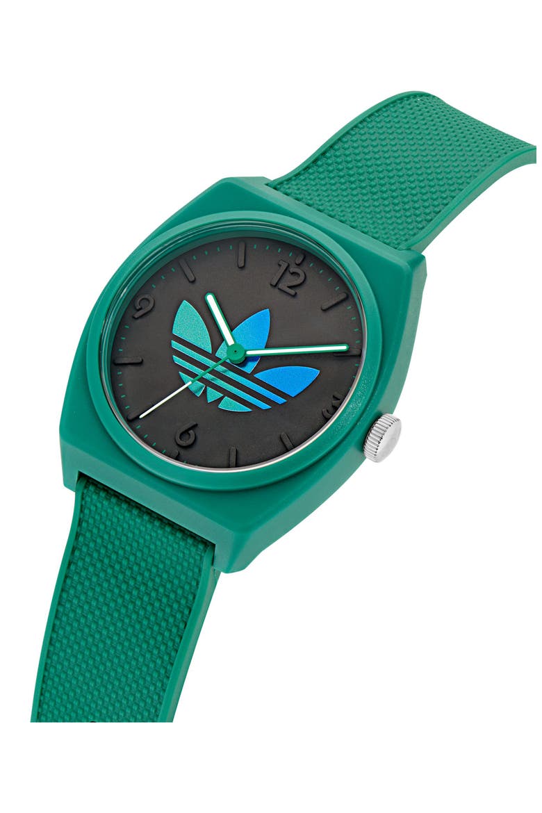 Project Two Resin Strap Watch, 38mm, Alternate, color, GREEN