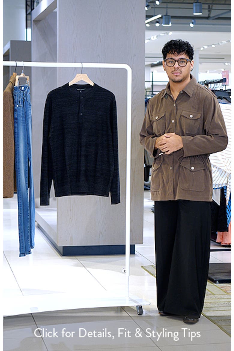 Aranda Merino Wool Henley Sweater video