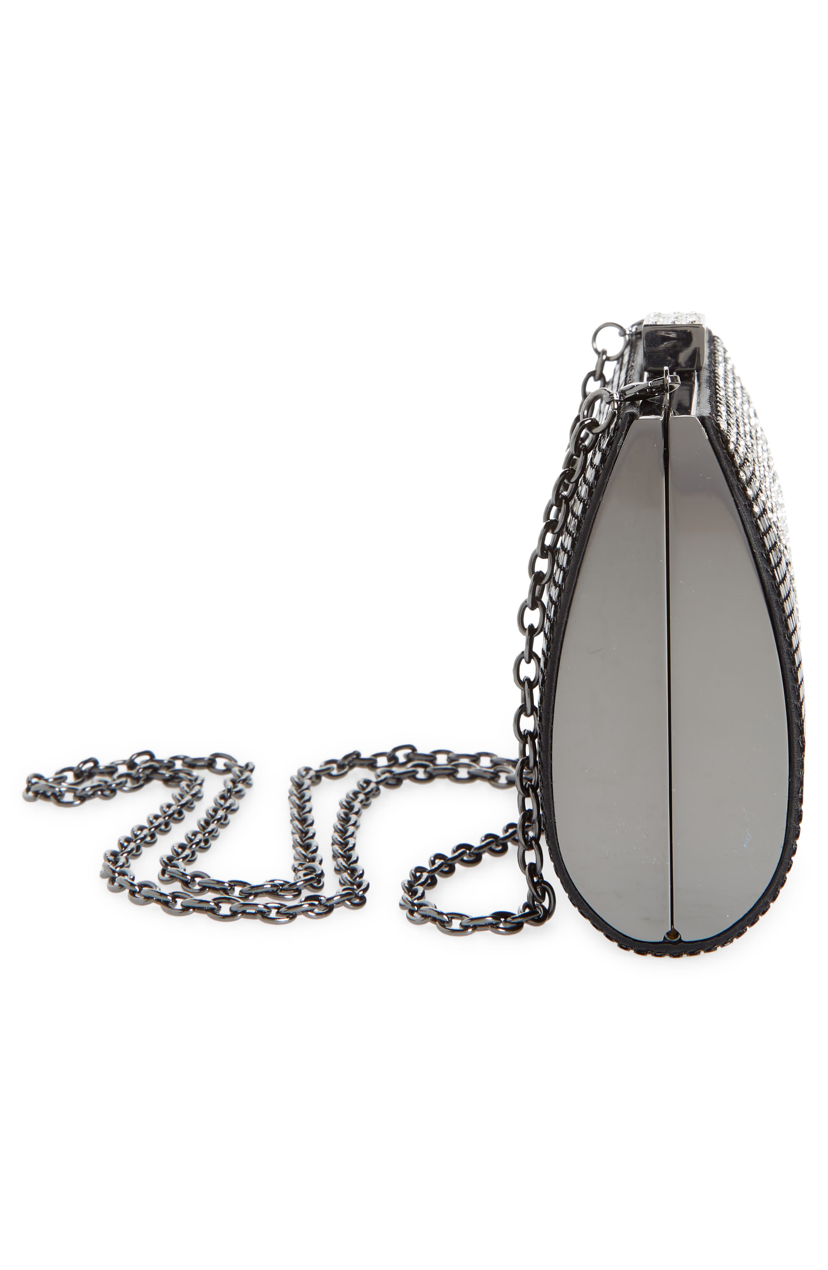 Whiting & Davis 'Diamond Drips' Evening Clutch, Alternate, color, 