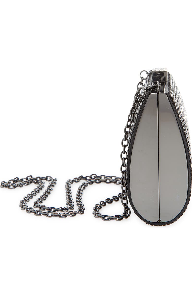 Whiting & Davis 'Diamond Drips' Evening Clutch, Alternate, color,